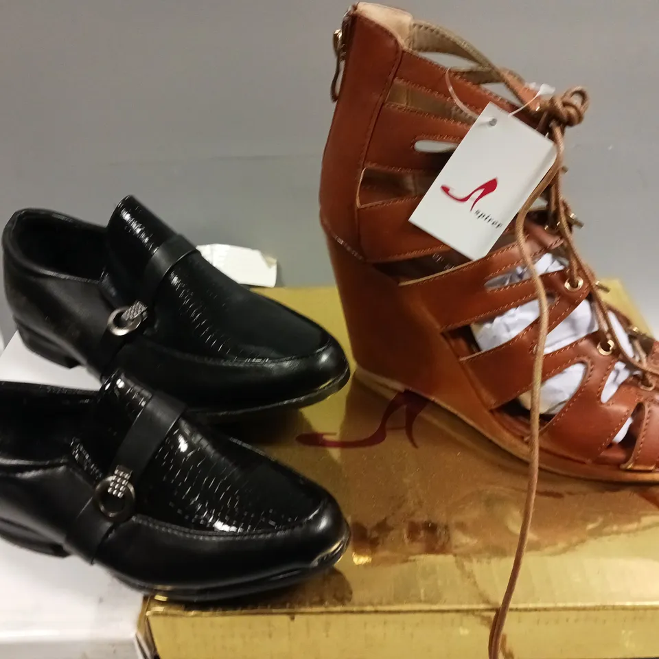 LOT OF 11 ASSORTED BOXED PAIR OF SHOES IN VARIOUS SIZES