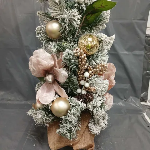 FROSTED ROSE TABLE TOP TREE