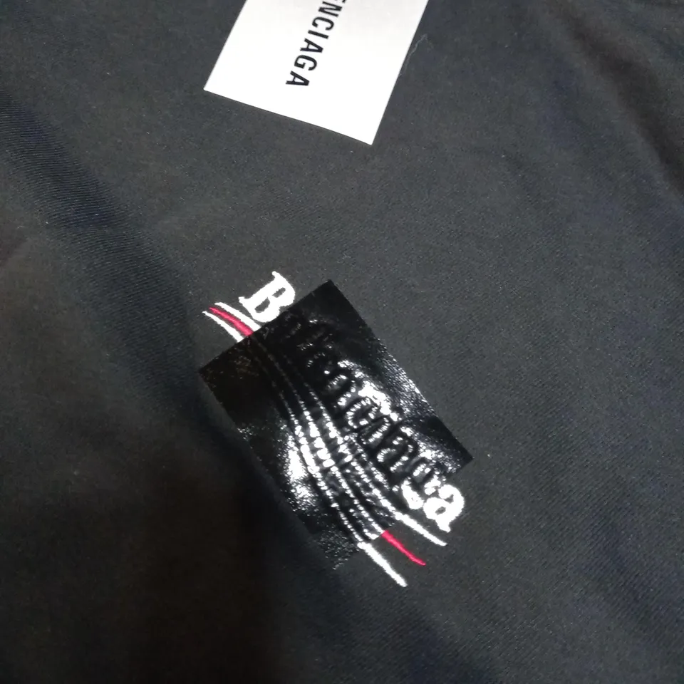 BLACK BALNCIAGA HOODIE 