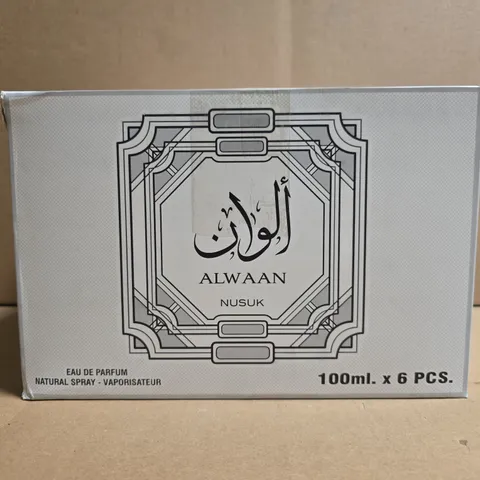 ALWAAN NUSUK EAU DE PARFUM – 6 X 100ML BOXED SET