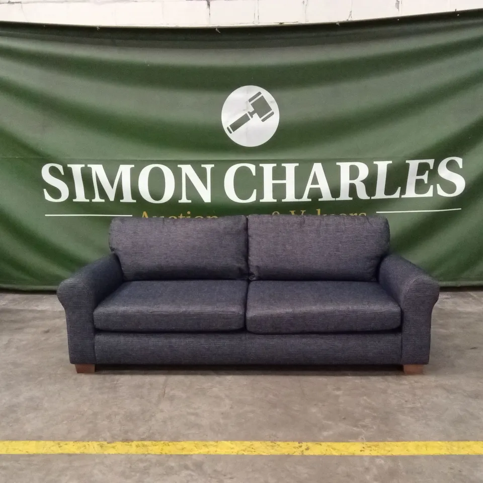 BAILEY FABRIC 4 SEATER SOFA - NAVY RRP £649