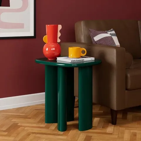 BOXED ELEMENTS ELLIS GLOSS SIDE TABLE (1 box)