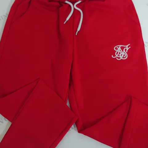 SIKSILK WOMENS RED TRACK PANTS - 14