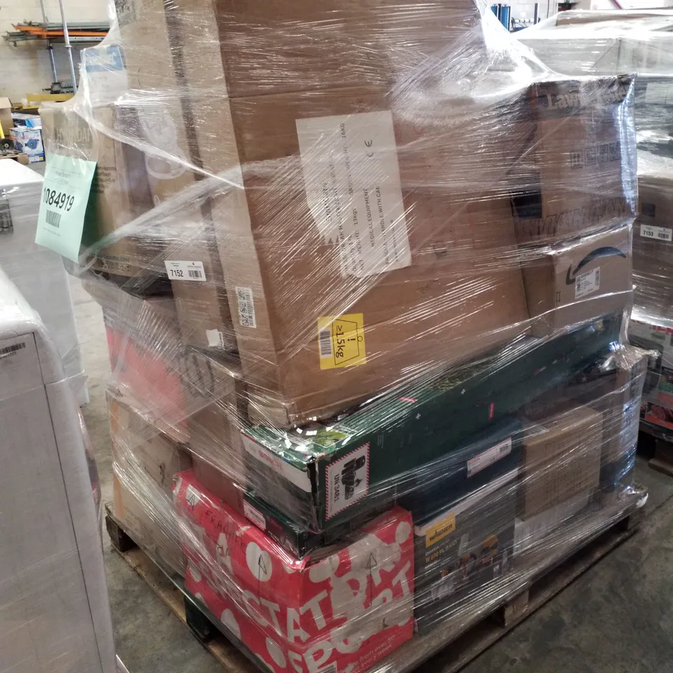 PALLET OF APPROXIMATELY 38 UNPROCESSED RAW RETURN HOUSEHOLD AND ELECTRICAL GOODS TO INCLUDE;