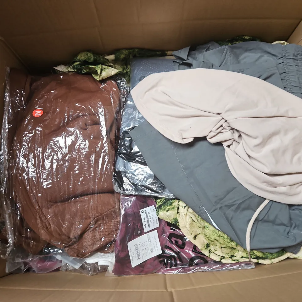 APPROXIMATELY 25 ASSORTED CLOTHING AND FASHION PRODUCTS IN VARIOUS STYLES AND SIZES - COLLECTION ONLY