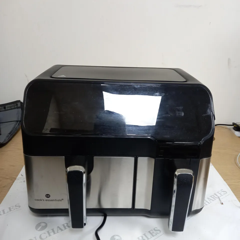 COOK'S ESSENTIALS 7.7L DUAL AIR FRYER 