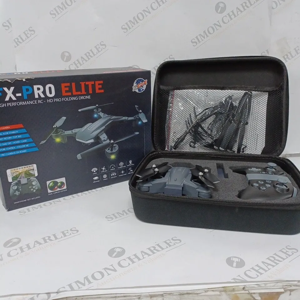 BOXED RDM FX-PRO ELITE HIGH PERFORMANCE RC HD PRO FOLDING DRONE