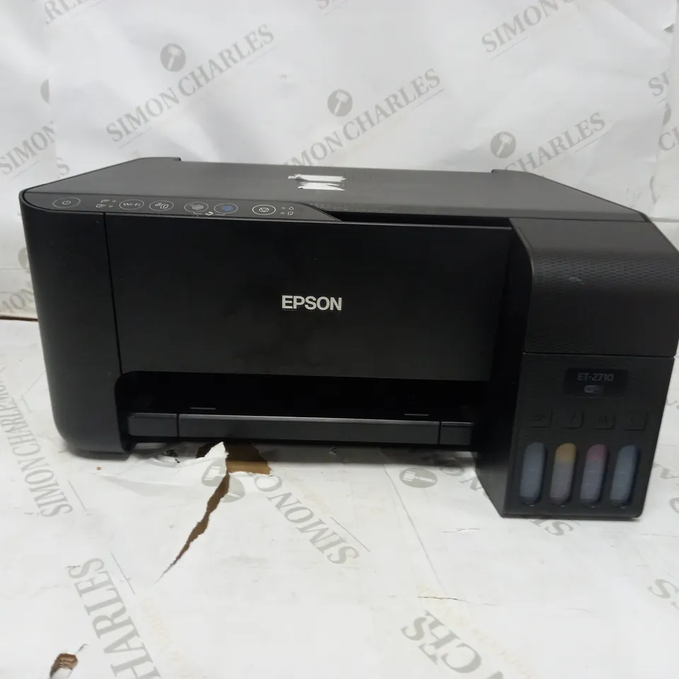 EPSON ECOTANK ET-2710 PRINT/SCAN/COPY WI-FI, CARTRIDGE FREE INK TANK PRINTER, BLACK