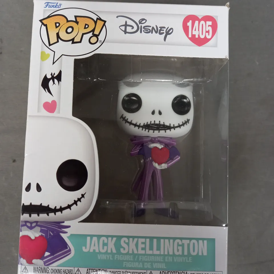 BOXED FUNKO POP COLLECTIBLE DISNEY VINYL FIGURE 1405 - JACK SKELLINGTON