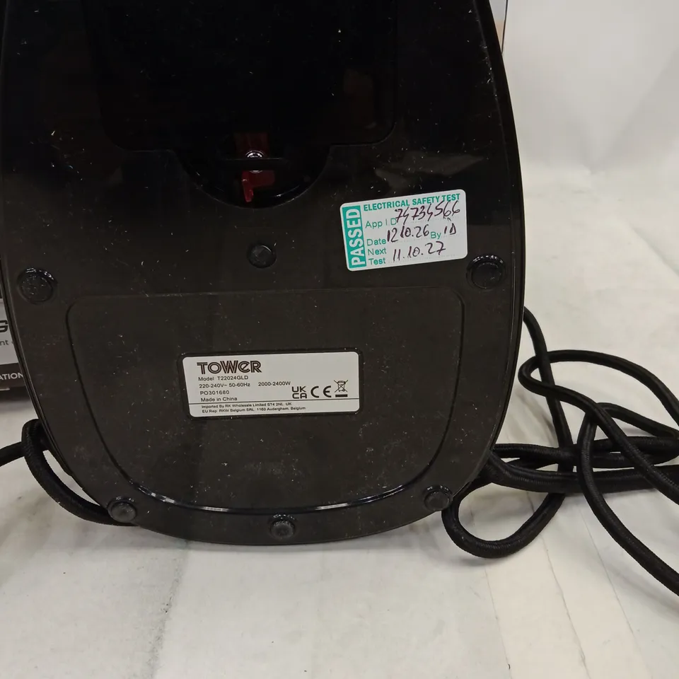 TOWER 2400W DIGITAL STEAM GENERATOR IRON – BOXED (T22040GLD)