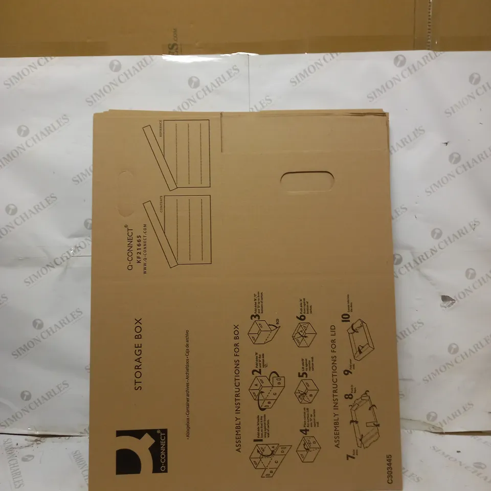 Q-CONNECT STORAGE BOX 335X400X250MM BROWN (PACK OF 10)