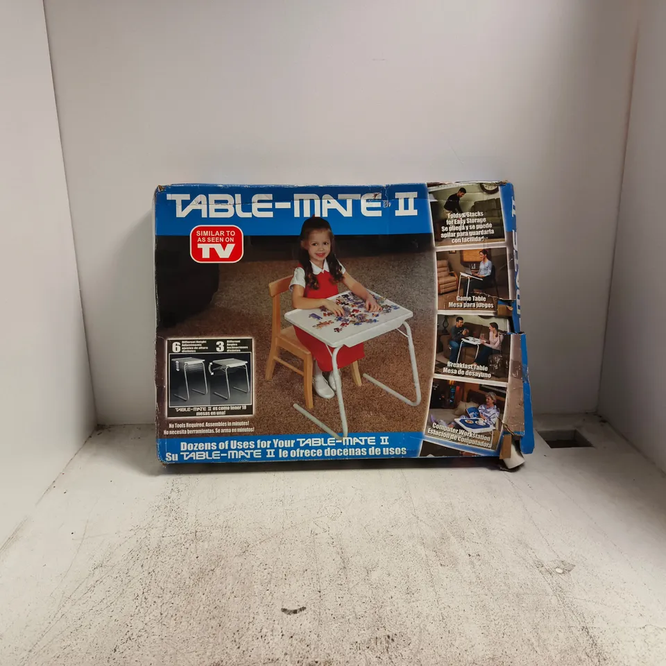 TABLE-MATE II PORTABLE FOLDING TABLE – BOXED