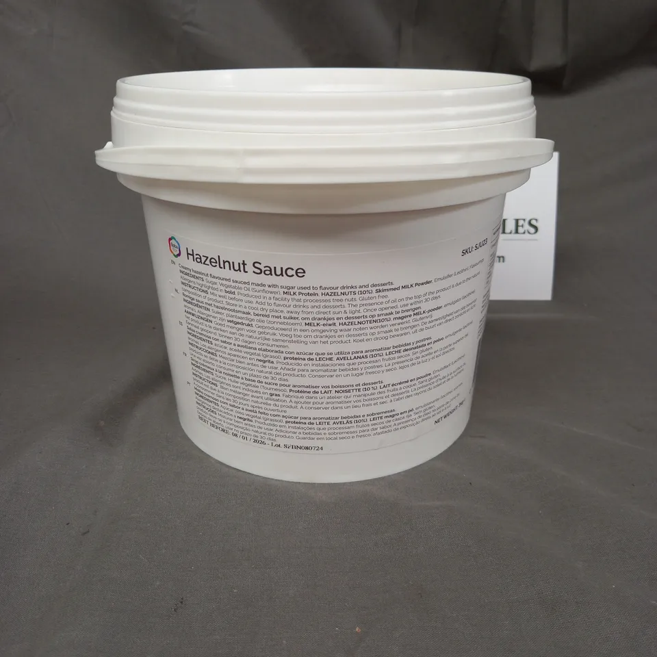 SEALED BOBA BOX HAZELNUT SAUCE 3KG