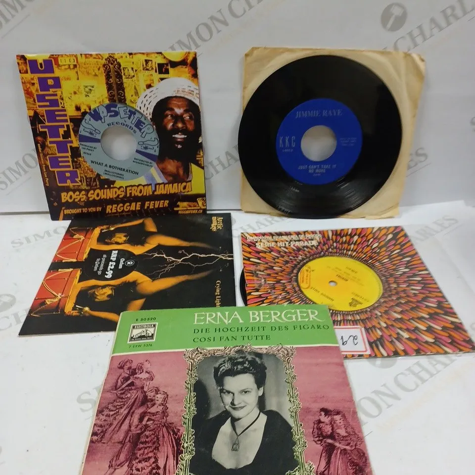 BOX TO CONTAIN APPROX. 10 X ASSORTED MUSIC VINYL'S 