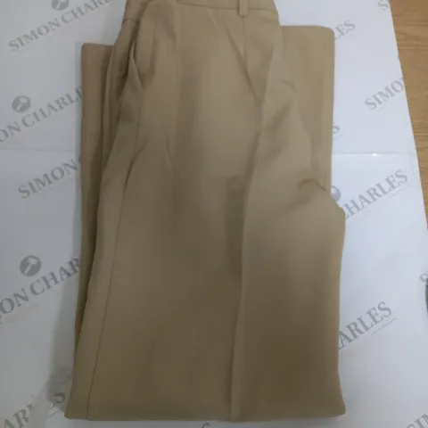 MISS SELFIDGE TAN TROUSERS - UK 10