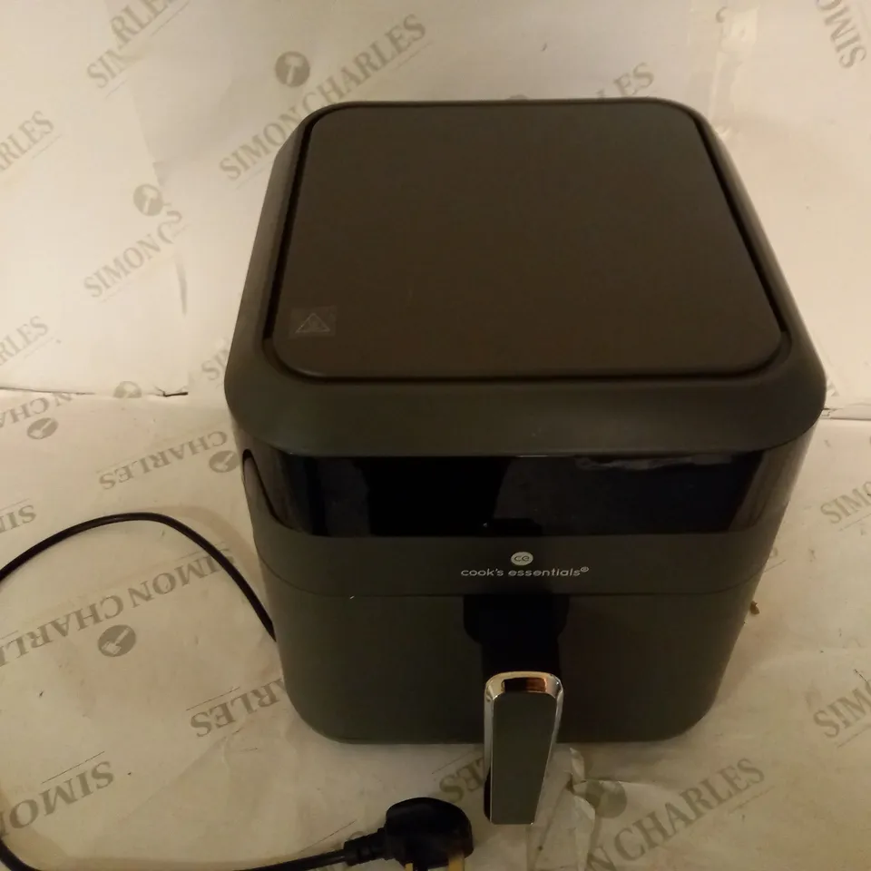 COOK'S ESSENTIALS 5.8L AIR FRYER IN SLATE GREY