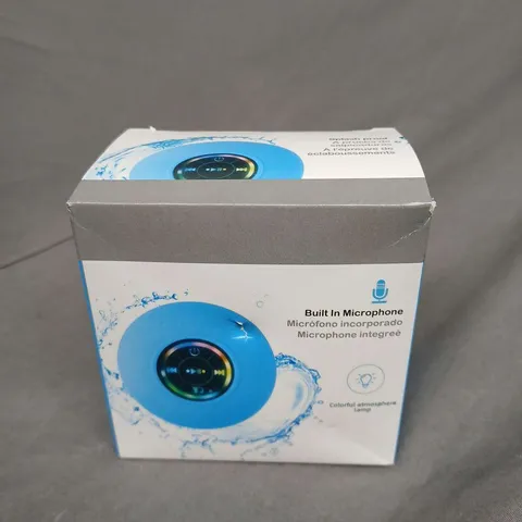 BOX OF APROX 20 SPLASH PROOF SPEAKERS 