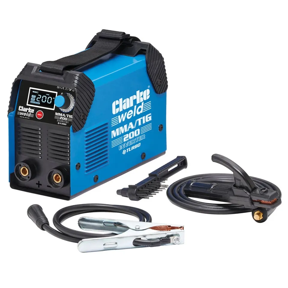 BOXED CLARKE MMA/TIG200 200 AMP INVERTER MMA/TIG WELDER (230V)