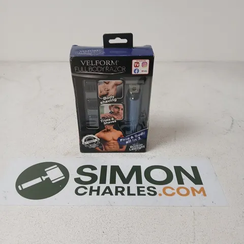 VELFORM FULL BODY RAZOR – ALL-IN-ONE FACE & BODY SHAVER (BOXED)