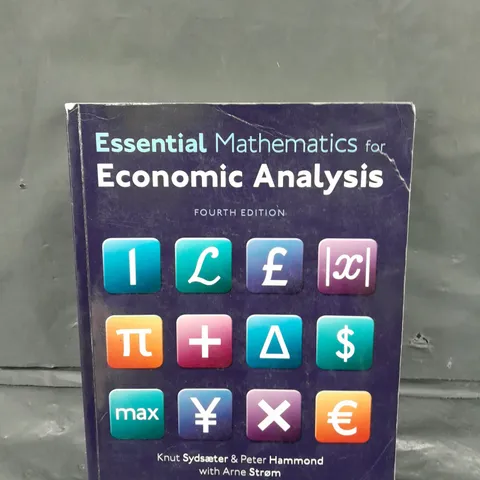 ESSENTIAL MATHEMATICS ECONOMIC ANALYSIS FOURTH EDITION BOOK 