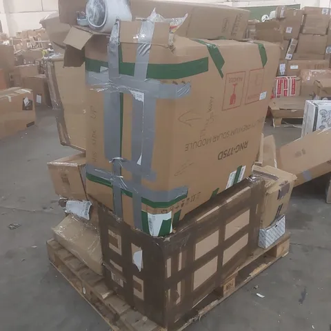 PALLET OF ASSORTED HOUSEHOLD GOODS AND INCOMPLETE FURNITURE PARTS 