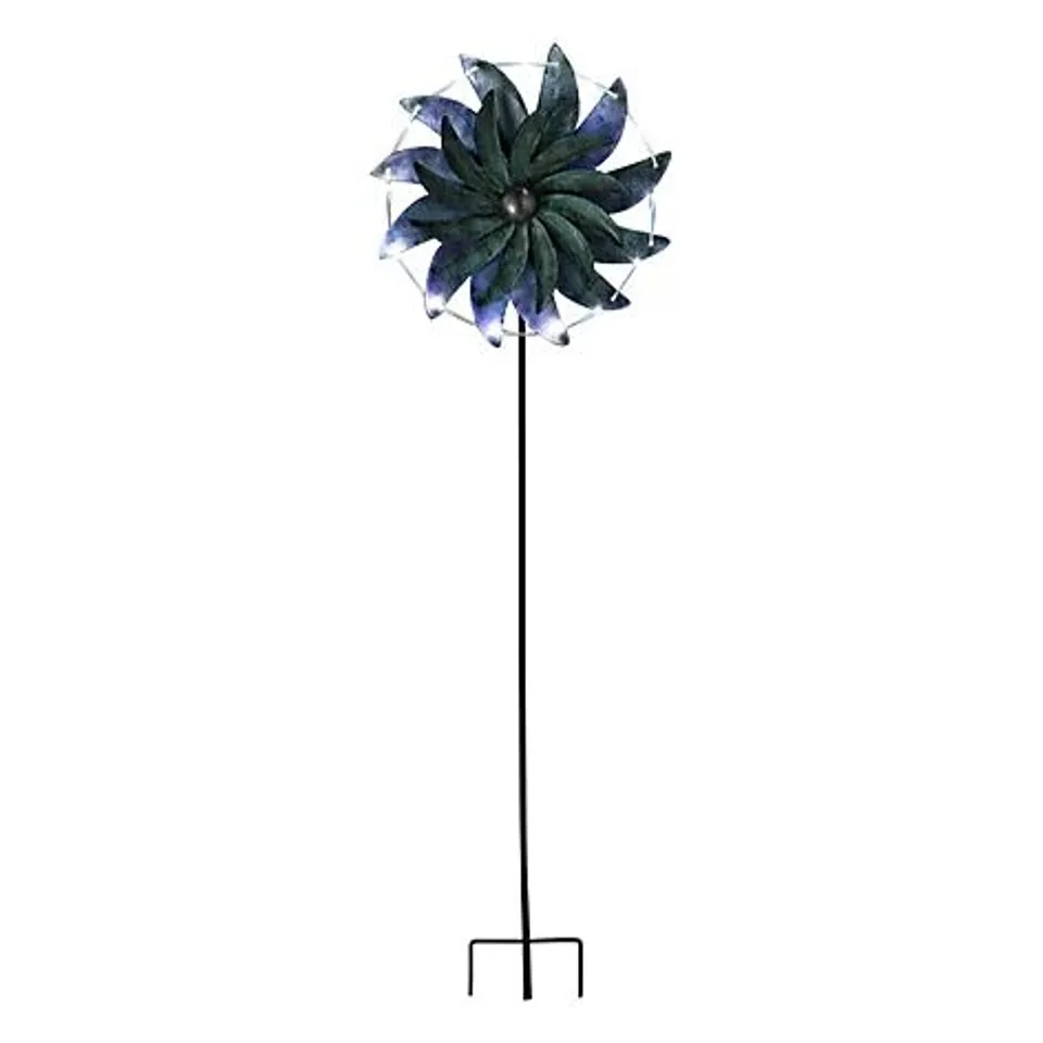 GARDEN REFLECTIONS SOLAR WINDMILL STAKE LIGHT