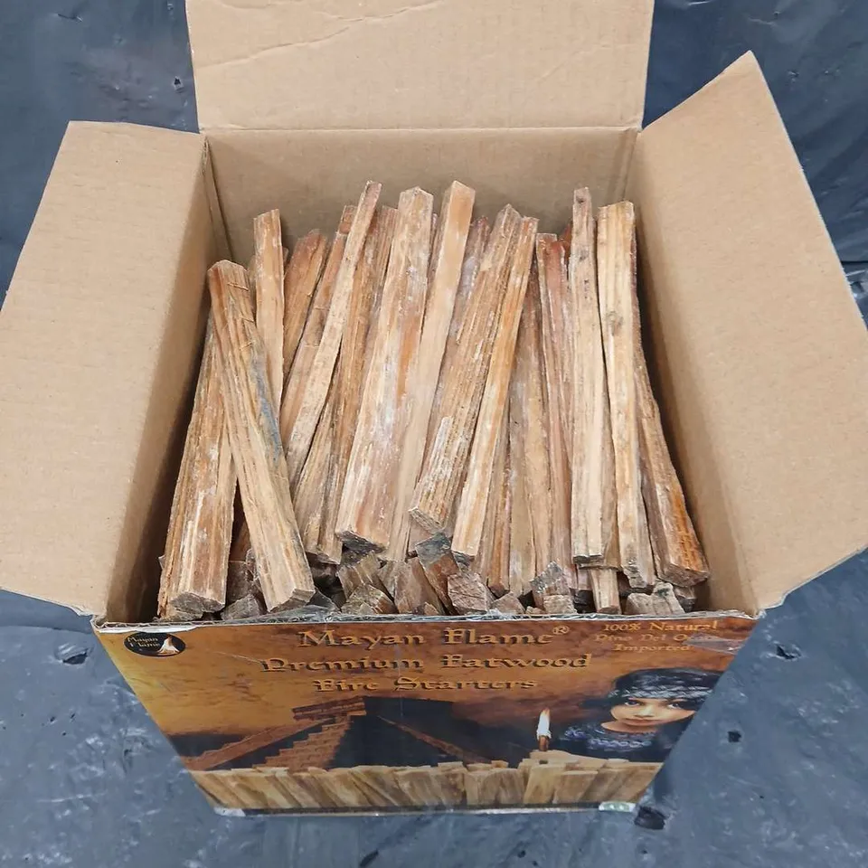 BOXED MAYAN FLAME PREMIUM FATWOOD FIRE STARTERS 