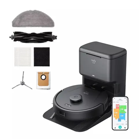 BOXED EUFY ROBOVAC L60 SES HYBRID ROBOTIC VACUUM CLEANER WITH SELF EMPTY STATION