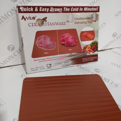 BOXED COPPER ALUMINIUM CERA TITANWARE DEFROSTING TRAY