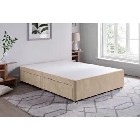 ASTERIN DIVAN BED BASE WITH 54" FLOOR STANDING HEADBOARD PLUSH 3(BOXES)