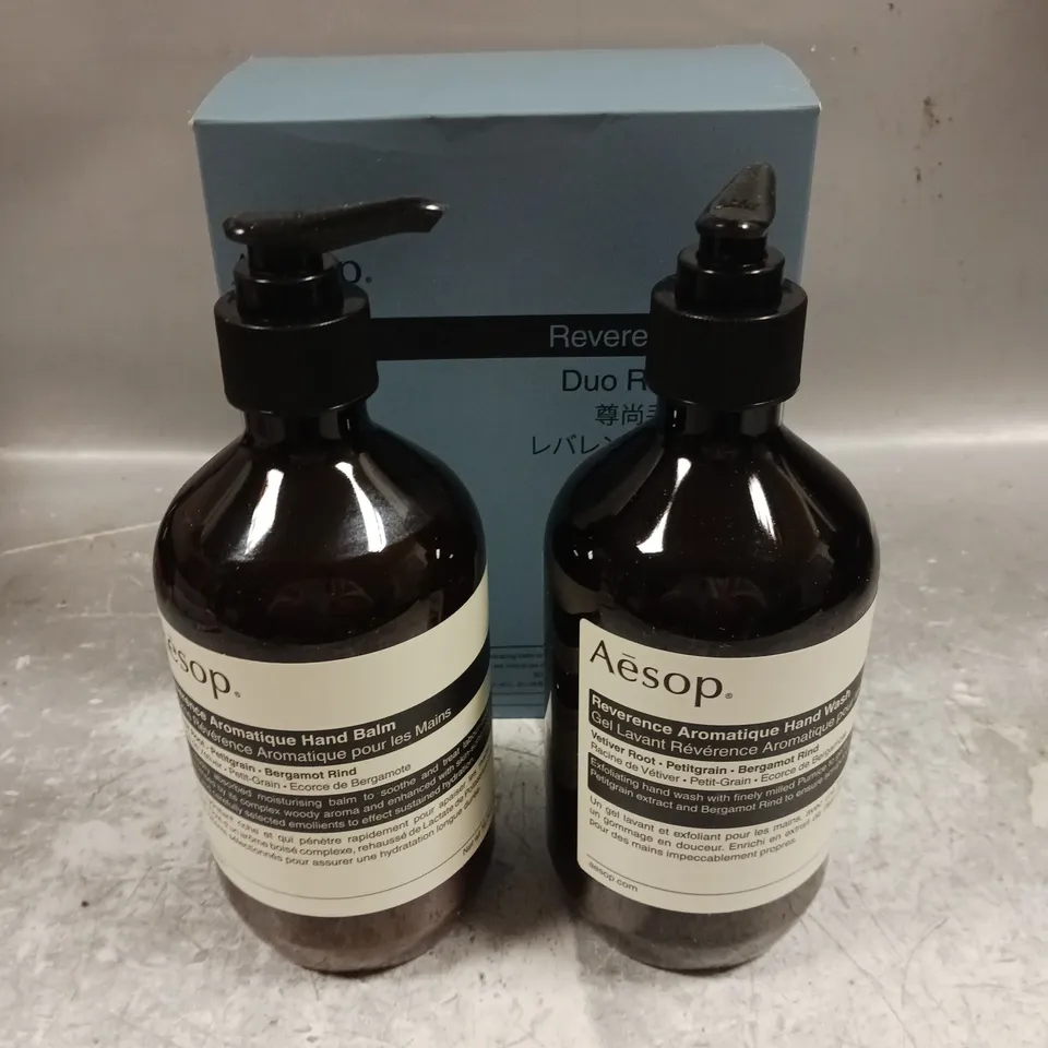 AESOP REVERANCE DUET HAND CARE DUO