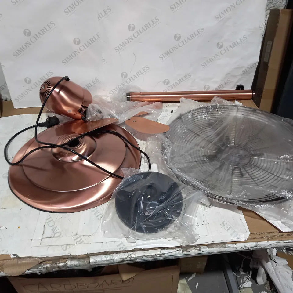 TOWER COPPERT METAL PEDESTAL FAN 