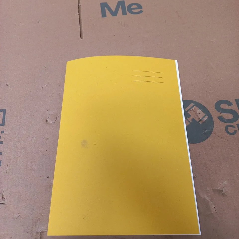 BOX OF 50X 24 PAGE YELLOW ART BOOK(BRAND NEW) (PLAIN PAGES)