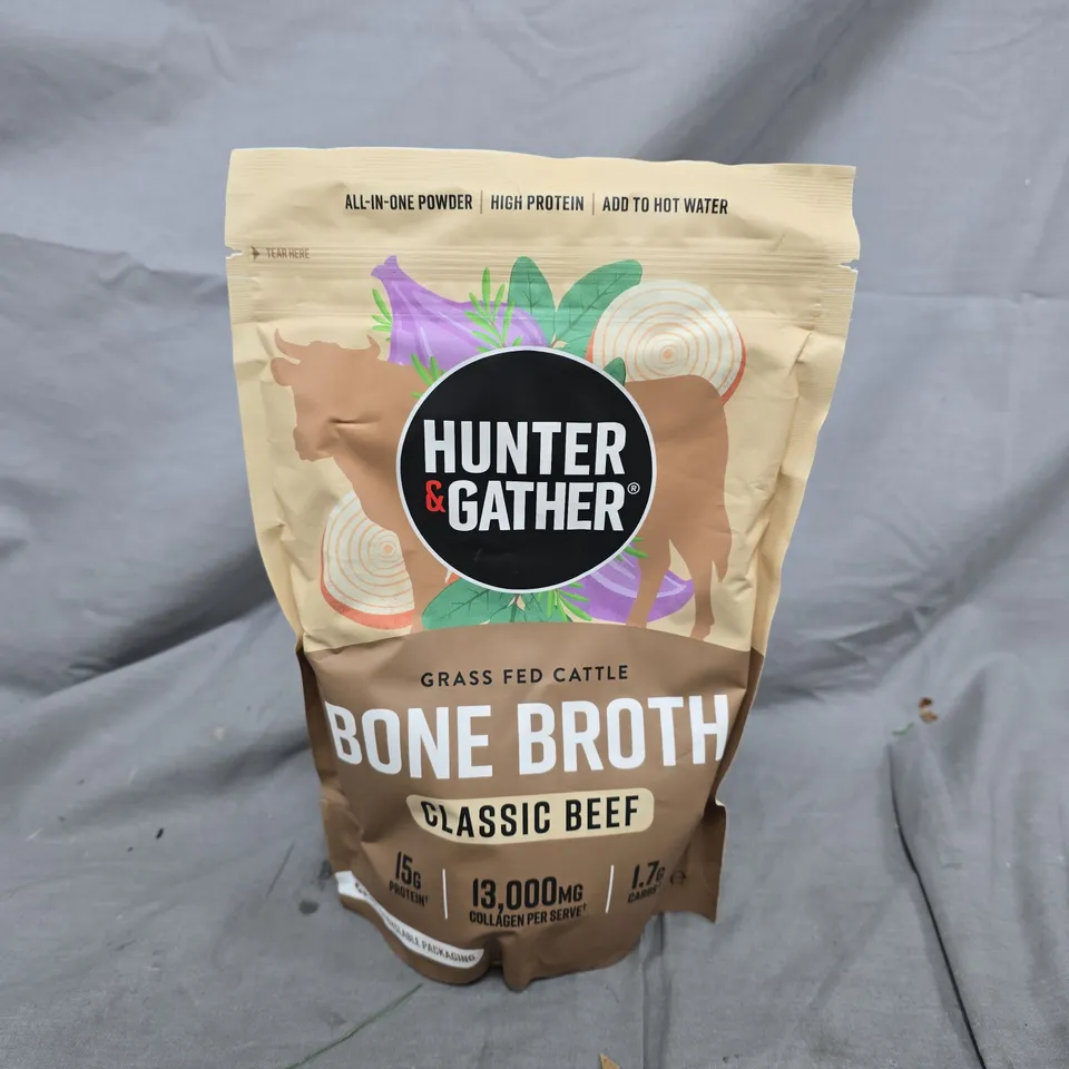 hunter & gather bone broth classic beef (400G)