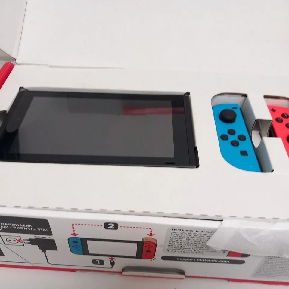 BOXED NINTENDO SWITCH HANDHELD GAMES CONSOLE