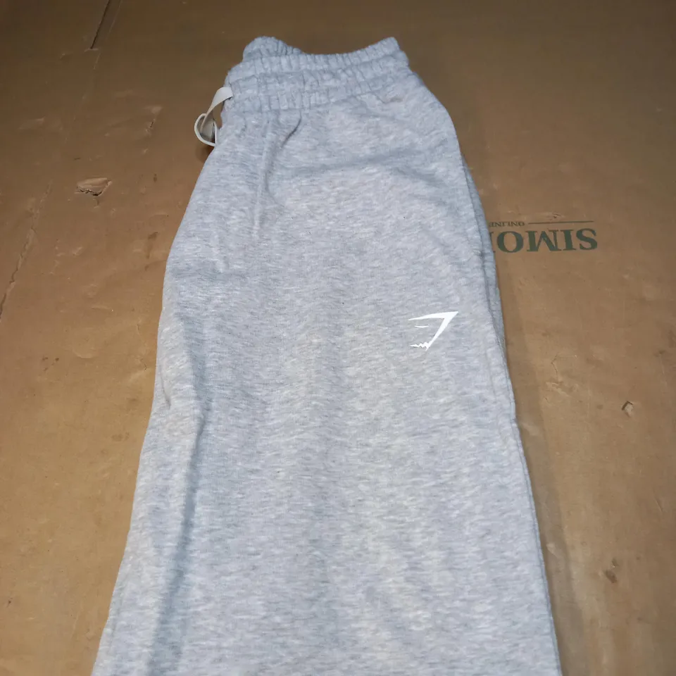 GYMSHARK GREY JOGGERS SIZE S