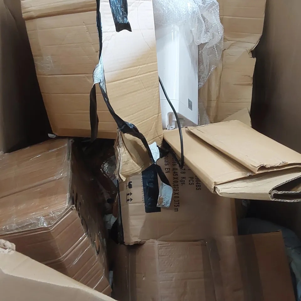 PALLET OF ASSORTED ITEMS INCLUDING SINGLE HOMTE DISHWASHER, ONE TUCH MOP 