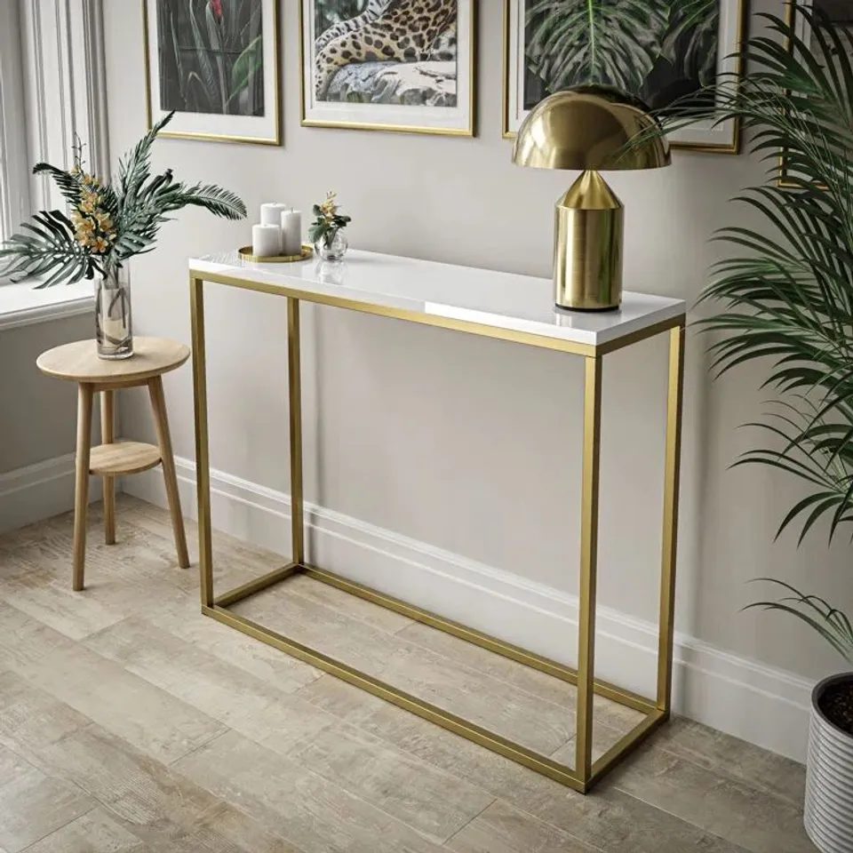 BOXED BURMASTER CONSOLE TABLE (1 BOX)