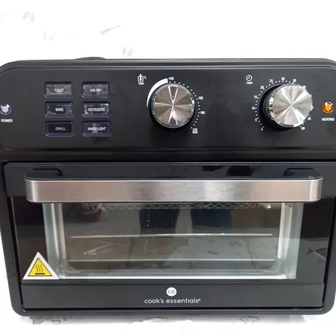 BOXED COOK'S ESSENTIAL 21-LITRE AIRFRYER OVEN IN BLACK