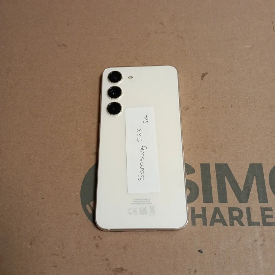 SAMSUNG S23 5G WHITE SMART PHONE UNBOXED
