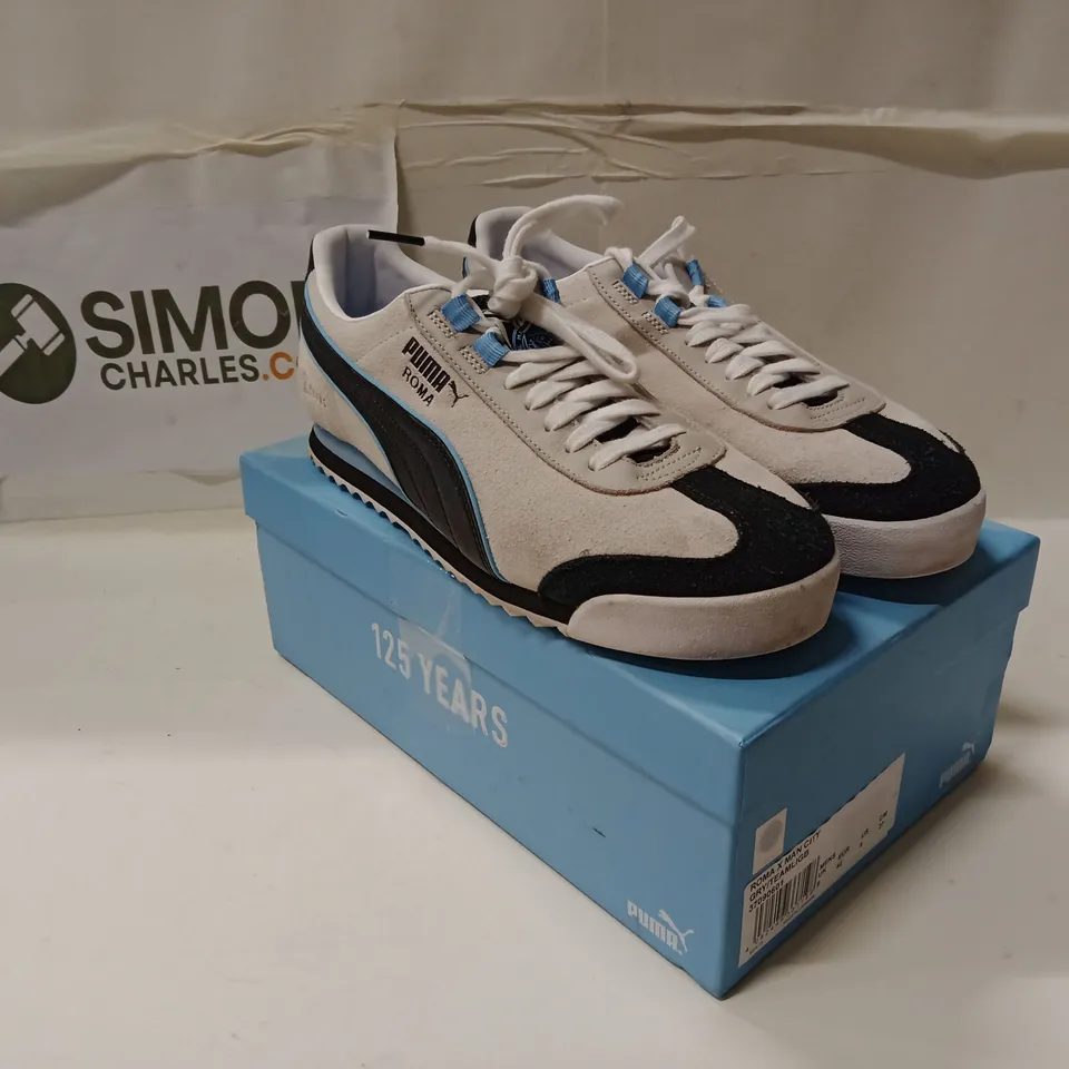 BOXED PUMA ROMA MANCHESTER CITY TRAINERS – UK 8
