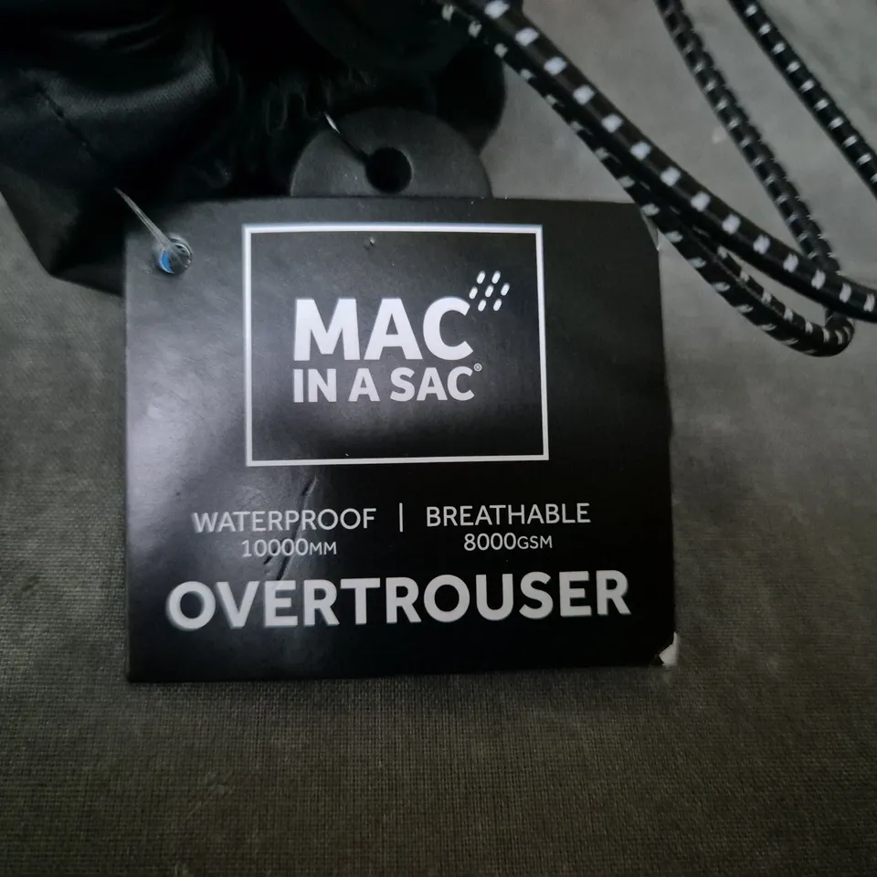 MAC IN A SAC WATERPROOF OVERTROUSER – XS – BLACK