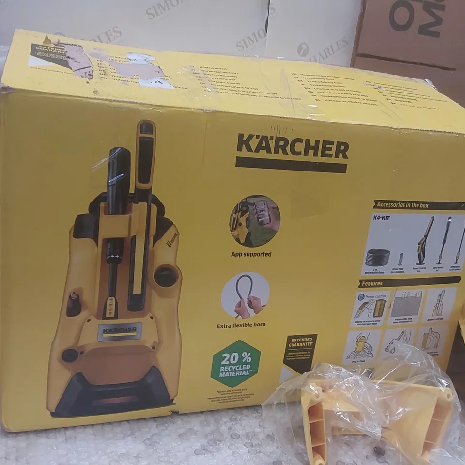 BOXED KARCHER K4 PCF HIGH PRESSURE WASHER