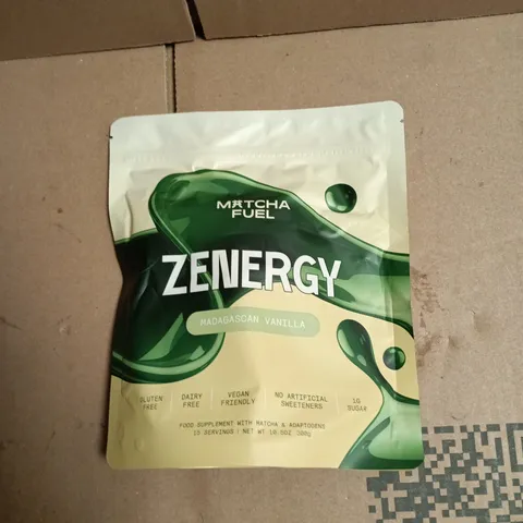 ZENNERGY MATCHA FUEL – MADAGASCAN VANILLA, VEGAN DIETARY SUPPLEMENT (POWDER, 300G)