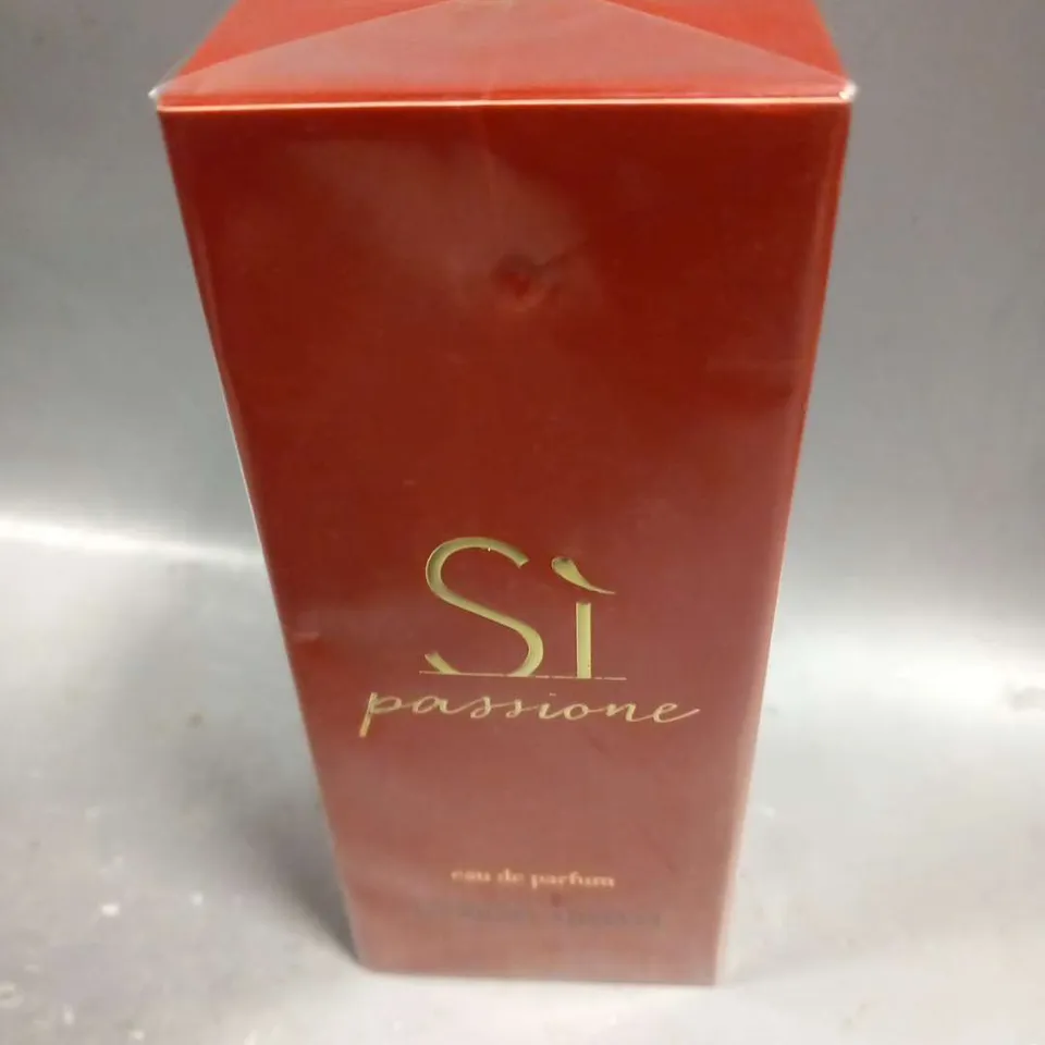 BOXED AND SEALED GIORGIO ARMANI SI PASSIONE EAU DE PARFUM 100ML