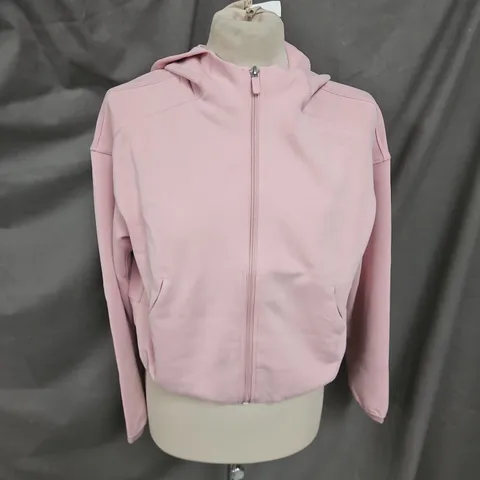 LULULEMON SOFTSTREME FULL ZIP HOODIE IN PINK HAZE SIZE 4