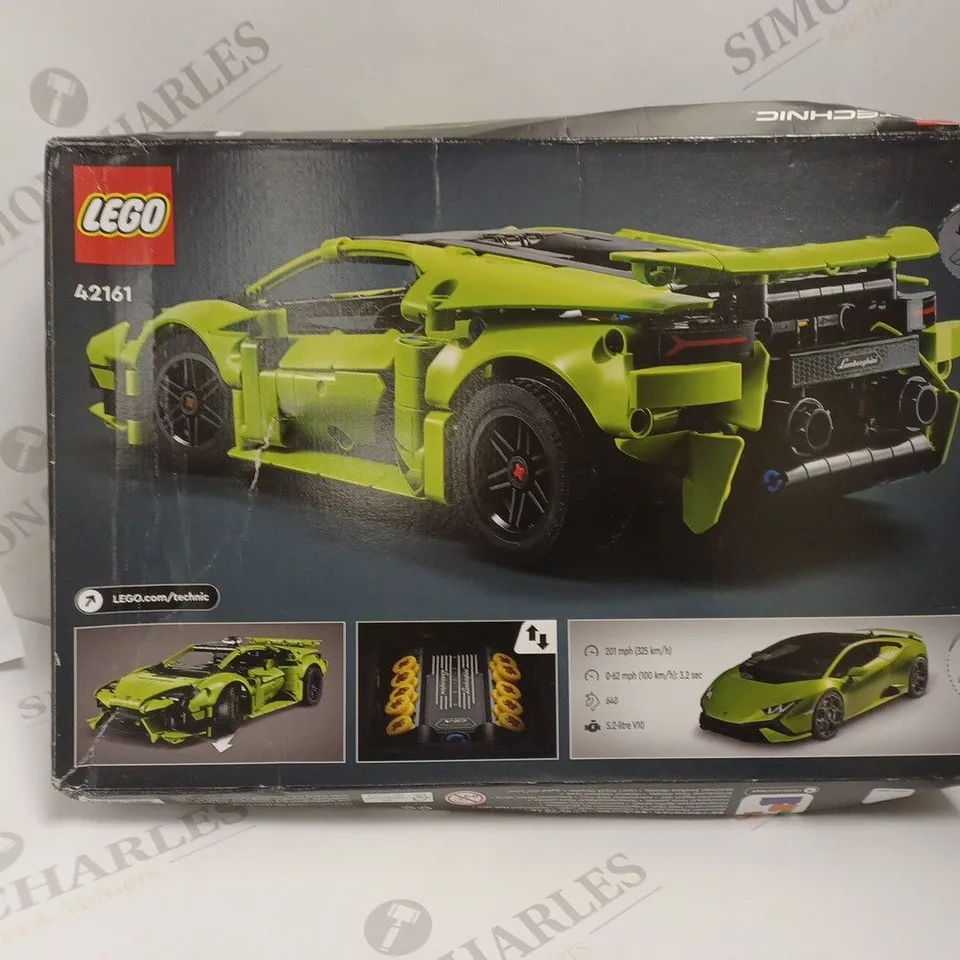 BOXED LEGO TECHNIC LAMBORGHINI HURACÁN TECNICA SET 42161