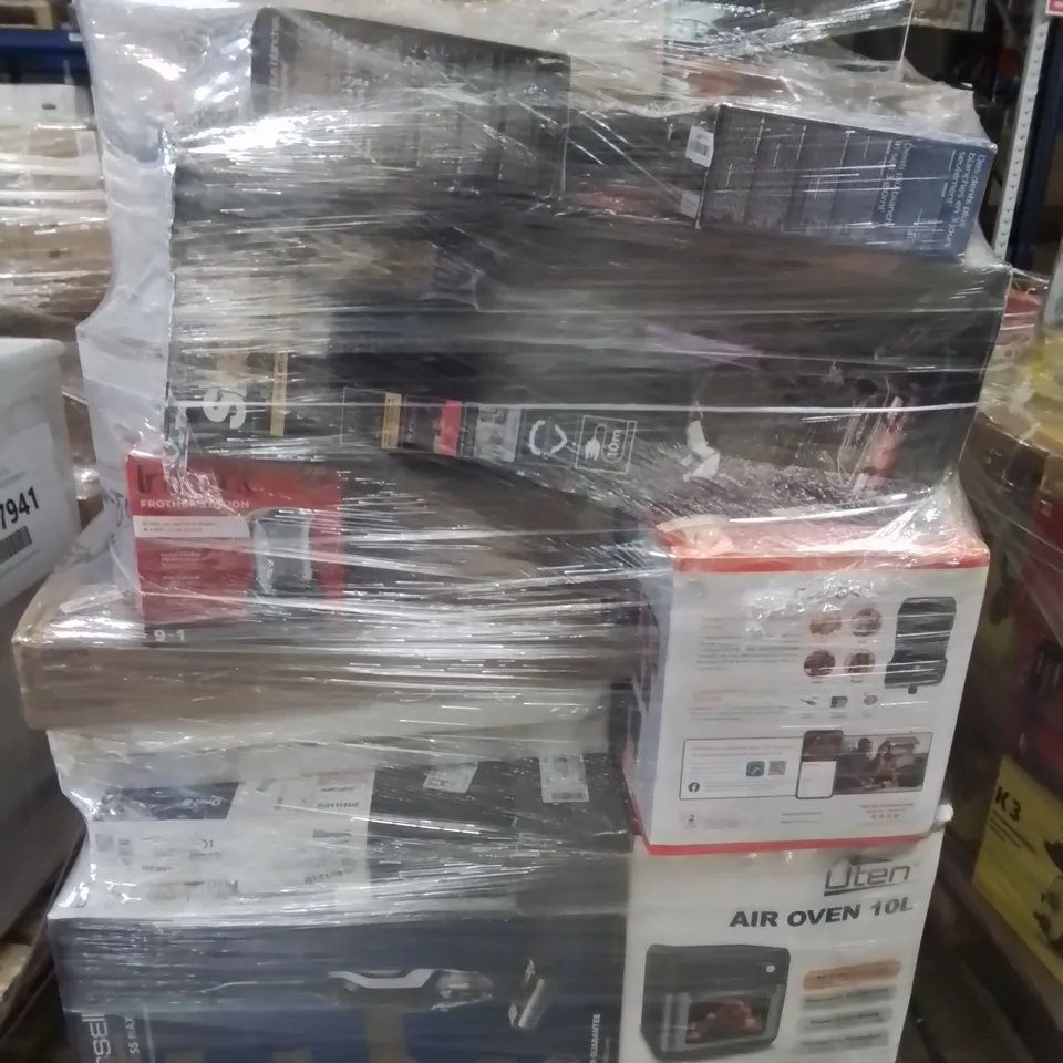 PALLET OF APPROXIMATELY 38 UNPROCESSED RAW RETURN HOUSEHOLD AND ELECTRICAL GOODS TO INCLUDE;