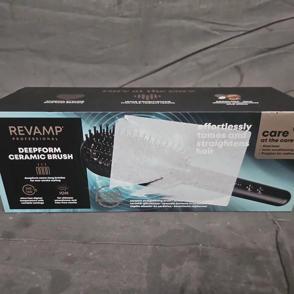 BOXED REVAMP PROFESSIONAL DEEPFORM CERAMIC BRUSH BR-2000X-GB