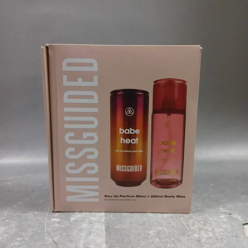 BOXED MISSGUIDED BABE HEAT EAU DE PARFUM GIFT SET